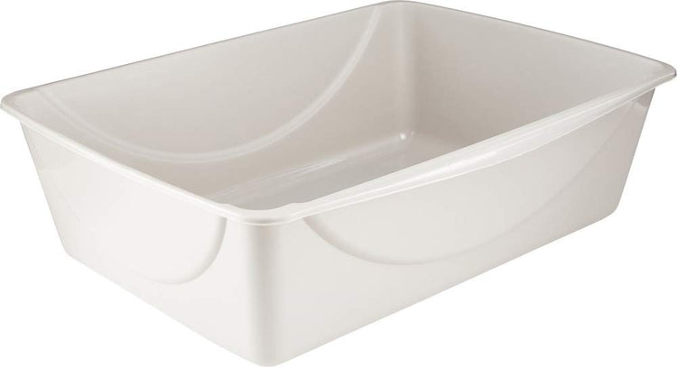 Petmate Open Cat Litter Box, Blue Mesa/Mouse Grey,M (Pack of 1), Made in USA