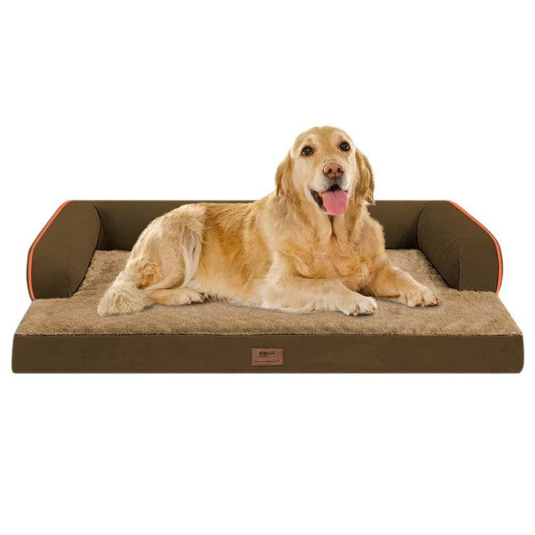 Small Dog Bed and Cat Sofa Waterproof Orthopedic Dog Beds for Small Dogs Cat Bed Comfy Pet Couch Sofa Beds with Washable Removable Cover & Non-Slip Bottom
