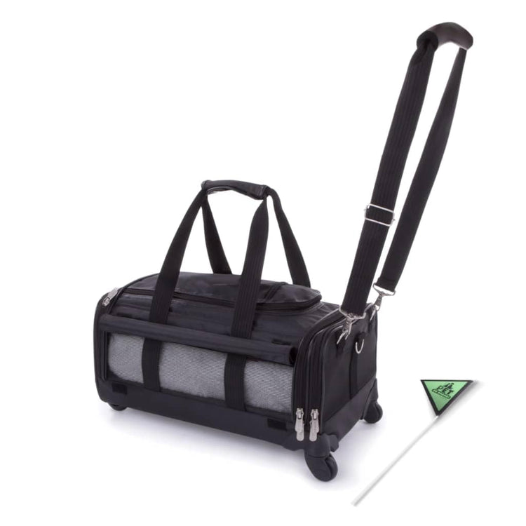 Sherpa Delta Airlines Travel Pet Carrier, Airline Approved & Guaranteed On Board - Black, Medium