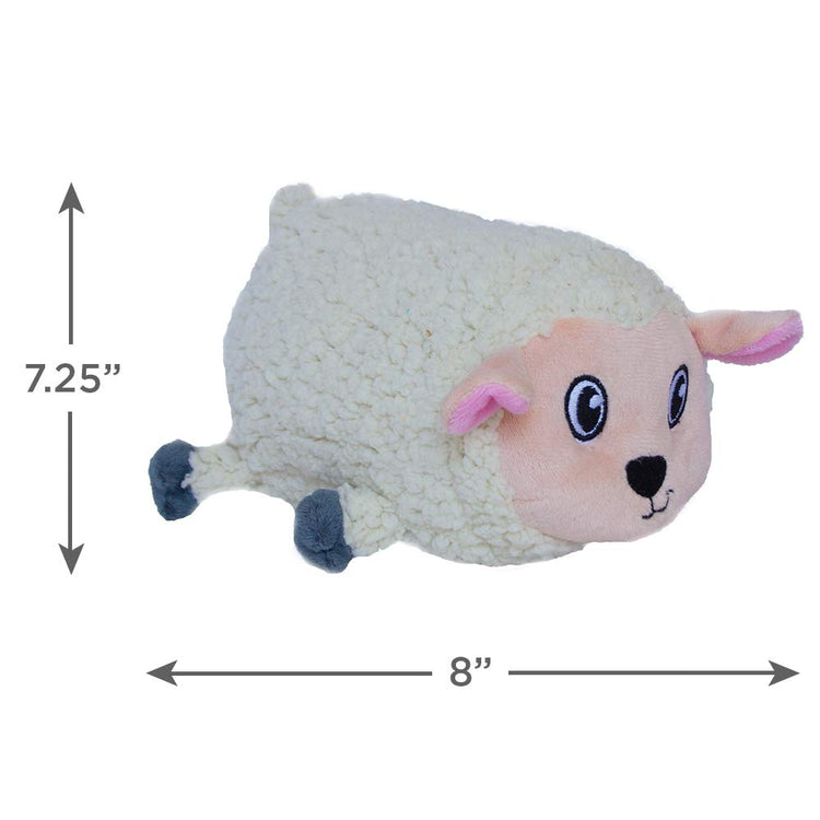 Outward Hound Fattiez Pig Plush Squeaky Dog Toy, Small