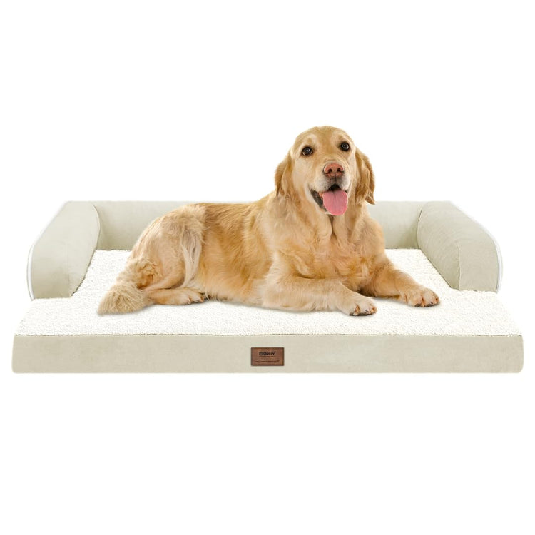 Small Dog Bed and Cat Sofa Waterproof Orthopedic Dog Beds for Small Dogs Cat Bed Comfy Pet Couch Sofa Beds with Washable Removable Cover & Non-Slip Bottom