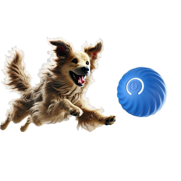 Interactive Dog Ball, Blue 2.2 Inch Electric Dog Toy for Small/Medium Dogs, Automatic Moving Electric Rolling Dog Toy, Ideal Gift for Dog Owners Seeking Interactive Rolling Ball