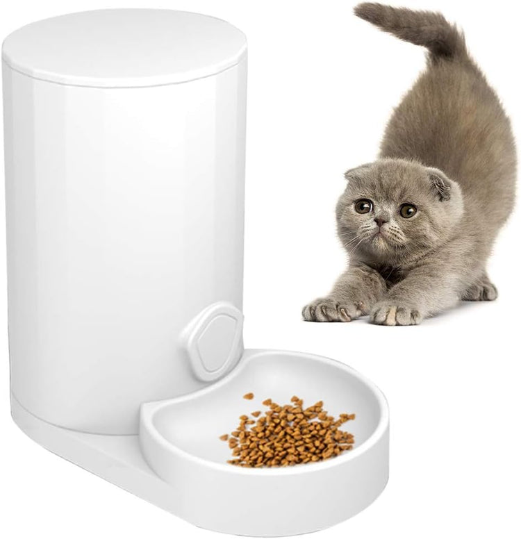 Lulu Home Pet Food Feeder, 2.5L Gravity Pet Feeder for Dogs Cats