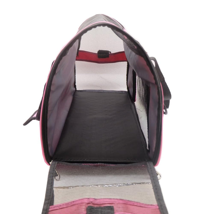 ZaneSun Cat Carrier,Soft-Sided Pet Travel Carrier for Cats,Dogs Puppy Comfort Portable Foldable Pet Bag Airline Approved (Small Blue)