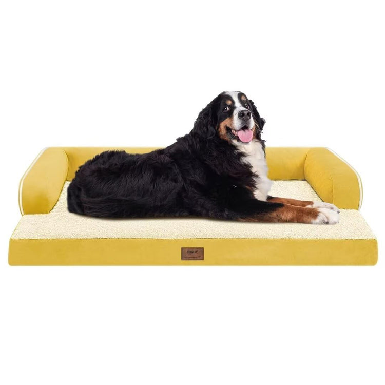Small Dog Bed and Cat Sofa Waterproof Orthopedic Dog Beds for Small Dogs Cat Bed Comfy Pet Couch Sofa Beds with Washable Removable Cover & Non-Slip Bottom