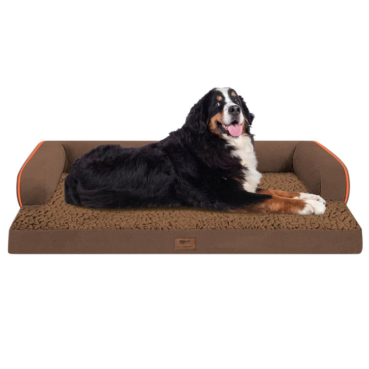 Small Dog Bed and Cat Sofa Waterproof Orthopedic Dog Beds for Small Dogs Cat Bed Comfy Pet Couch Sofa Beds with Washable Removable Cover & Non-Slip Bottom