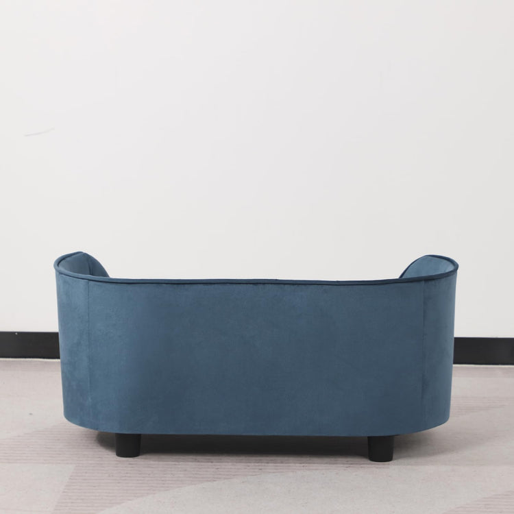 Pet Sofa Bed,Cat Sofa Couch,Small Dog Beds,Pet Sof Couch, Cat Beds,Wooden Frame and Velvet Fabric and Washable Cushion,Comfy Dog Couch for for Small Dogs &Cats&Puppy (Green)
