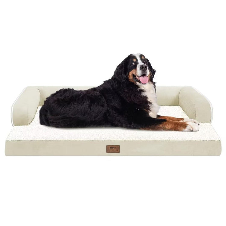 Small Dog Bed and Cat Sofa Waterproof Orthopedic Dog Beds for Small Dogs Cat Bed Comfy Pet Couch Sofa Beds with Washable Removable Cover & Non-Slip Bottom
