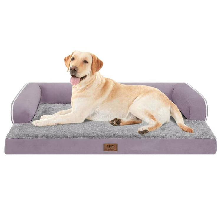 Small Dog Bed and Cat Sofa Waterproof Orthopedic Dog Beds for Small Dogs Cat Bed Comfy Pet Couch Sofa Beds with Washable Removable Cover & Non-Slip Bottom
