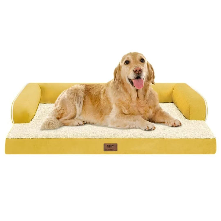 Small Dog Bed and Cat Sofa Waterproof Orthopedic Dog Beds for Small Dogs Cat Bed Comfy Pet Couch Sofa Beds with Washable Removable Cover & Non-Slip Bottom