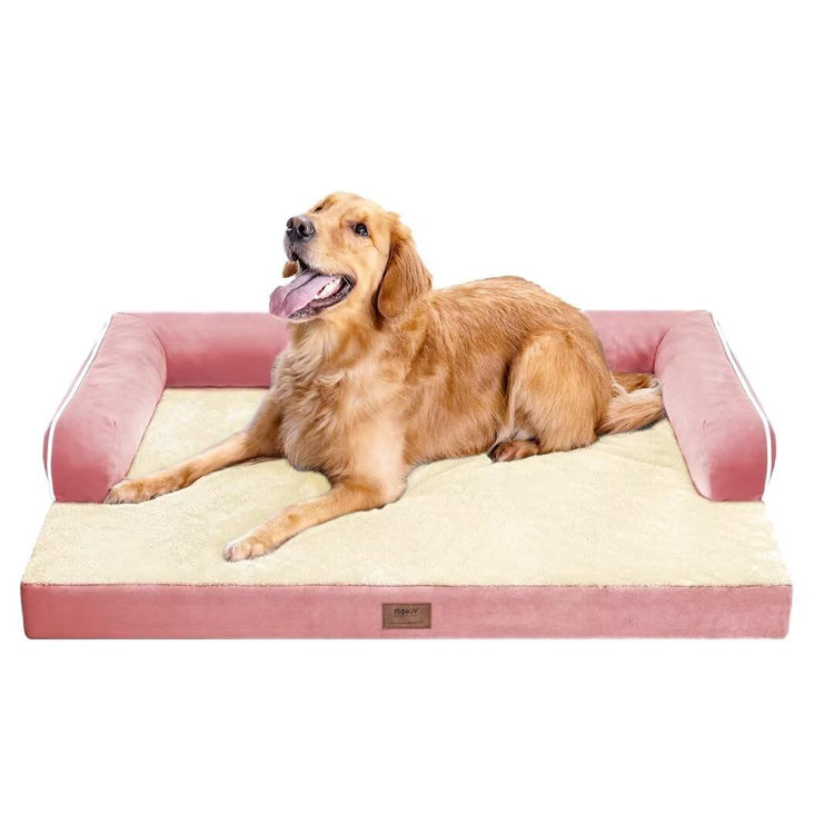 Small Dog Bed and Cat Sofa Waterproof Orthopedic Dog Beds for Small Dogs Cat Bed Comfy Pet Couch Sofa Beds with Washable Removable Cover & Non-Slip Bottom