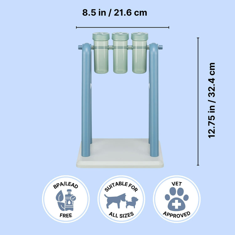 TRIXIE Turn Around - Mad Scientist Dog Activity Interactive Toy, Level 2 Food Puzzle Game, Brain Teasing Treat Dispenser, IQ and Mental Development Toy for Smart Dogs, Enrichment Toy for Boredom Busting