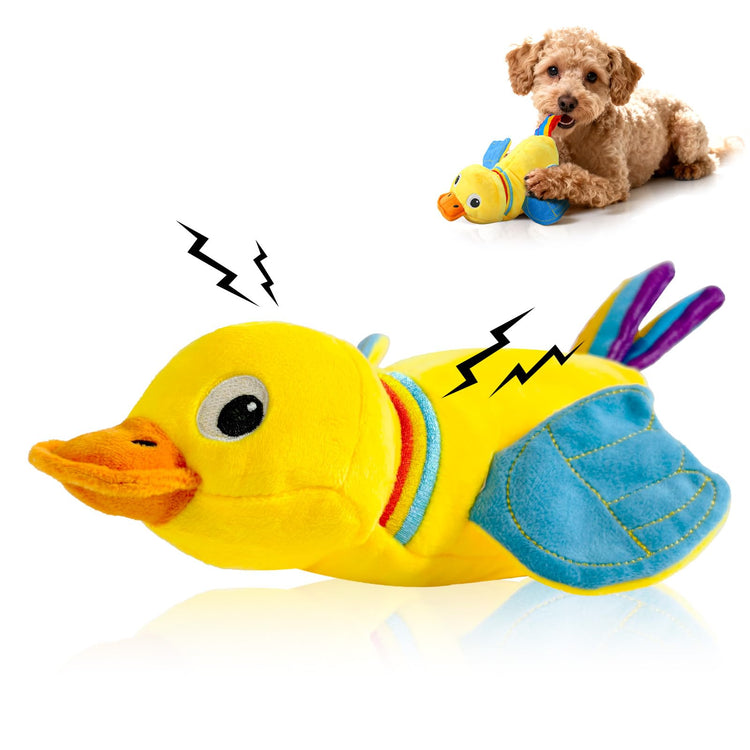 lilfrd Dog Puzzle Toys - Enrichment Squeaky Crinkle Snuffle Treat Dispensing Smart Dog Toys for Boredom and Stimulating, Durable Plush Toys for Large Medium Small Breed - Turtle