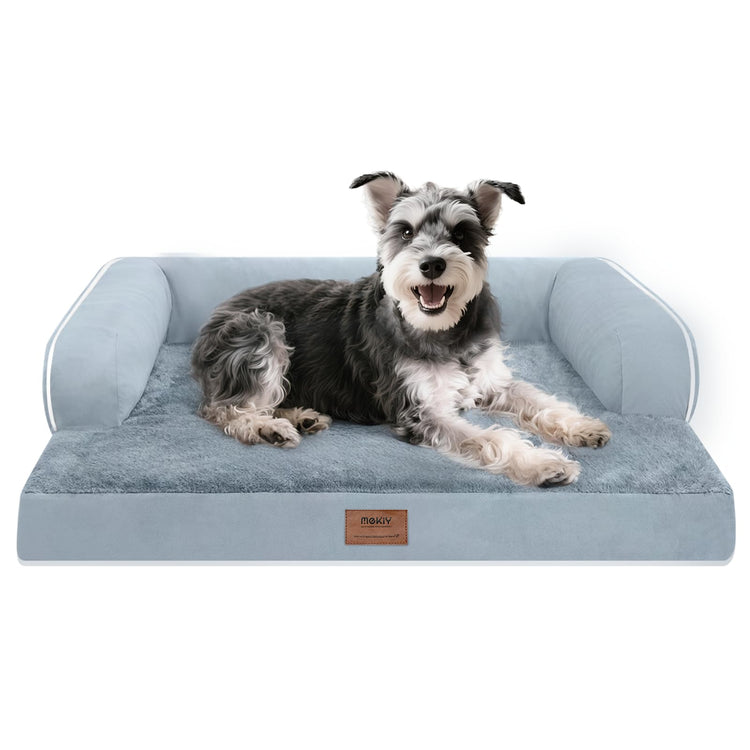 Small Dog Bed and Cat Sofa Waterproof Orthopedic Dog Beds for Small Dogs Cat Bed Comfy Pet Couch Sofa Beds with Washable Removable Cover & Non-Slip Bottom