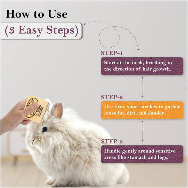 SleekEZ Dog Brush for Shedding & Dog Grooming Supplies | Pet Hair Removal Tool | Great For All Fur Types | For Short, Medium, & Long Hair Pets | Reduces Shedding by 95% | Made in USA | 5 inch