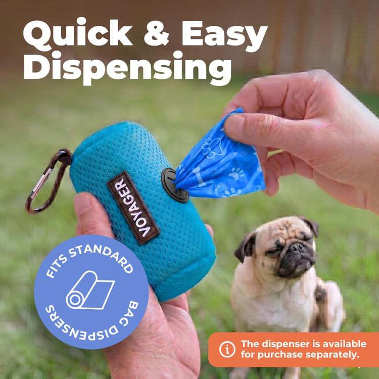 Best Pet Supplies Dog Poop Bags for Waste Refuse Cleanup, Doggy Roll Replacements for Outdoor Puppy Walking and Travel, Leak Proof and Tear Resistant, Thick Plastic - Assorted, 150 Bags