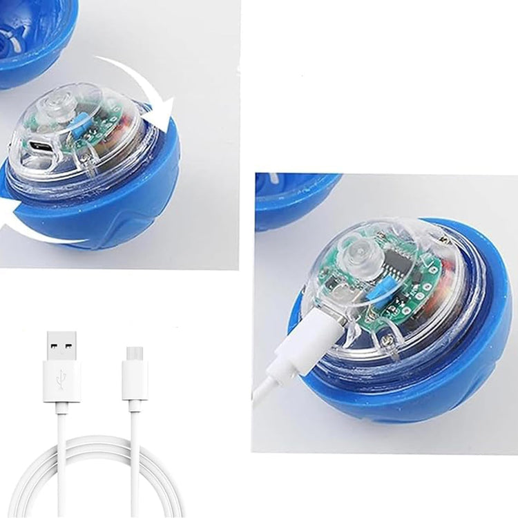 Valentines Day Gifts 2025 New Electric Dog Ball Toy,Electric Ball Dog Toy for Cat,360° Smart Automatic Interactive Rolling Dog Ball, Smart Interactive Pet Toy Ball,Automatic Dog Toy