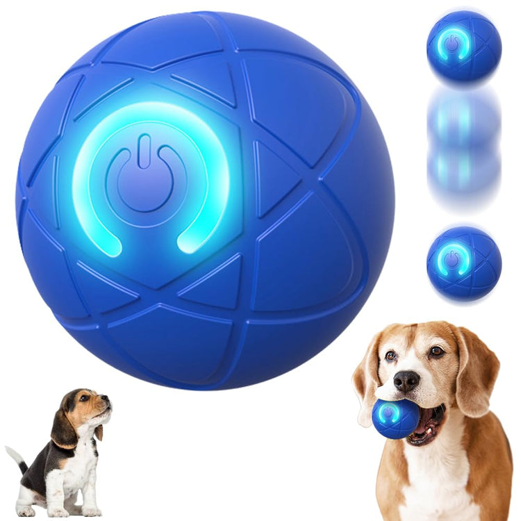 Interactive Dog Toys for Small Dogs, 2026 New Dog Balls Automatic Rolling Ball for Puppy Small Medium Dog and Cat, Self Moving Jumping Bouncing and Rotating Pets Toy to Keep Them Busy (Blue)