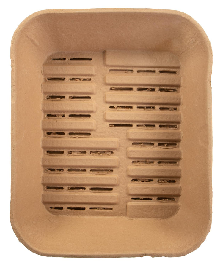 Kitty Sift Disposable Cat Litter Box Large, 6 Count, Durable Portable for Travel and Home, Eco-Friendly Disposable Litter Box Controls Odor