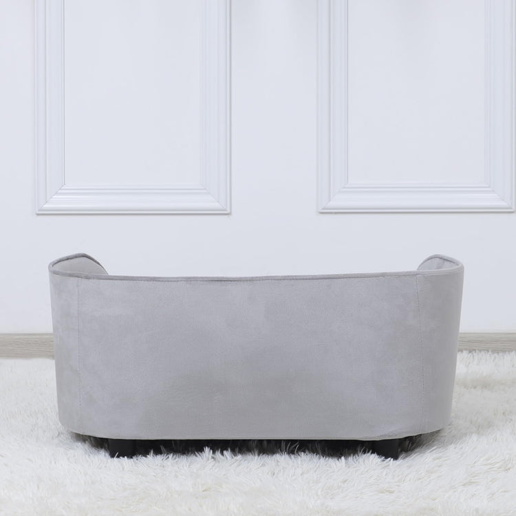 Pet Sofa Bed,Cat Sofa Couch,Small Dog Beds,Pet Sof Couch, Cat Beds,Wooden Frame and Velvet Fabric and Washable Cushion,Comfy Dog Couch for for Small Dogs &Cats&Puppy (Green)