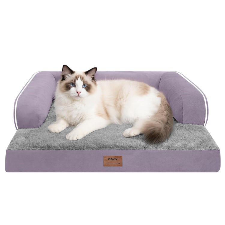 Small Dog Bed and Cat Sofa Waterproof Orthopedic Dog Beds for Small Dogs Cat Bed Comfy Pet Couch Sofa Beds with Washable Removable Cover & Non-Slip Bottom
