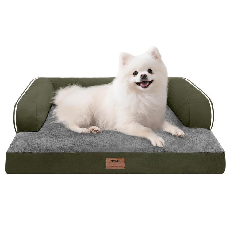 Small Dog Bed and Cat Sofa Waterproof Orthopedic Dog Beds for Small Dogs Cat Bed Comfy Pet Couch Sofa Beds with Washable Removable Cover & Non-Slip Bottom