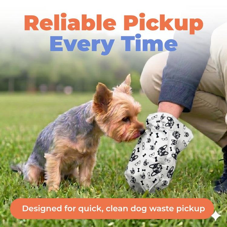 Best Pet Supplies Dog Poop Bags for Waste Refuse Cleanup, Doggy Roll Replacements for Outdoor Puppy Walking and Travel, Leak Proof and Tear Resistant, Thick Plastic - Assorted, 150 Bags