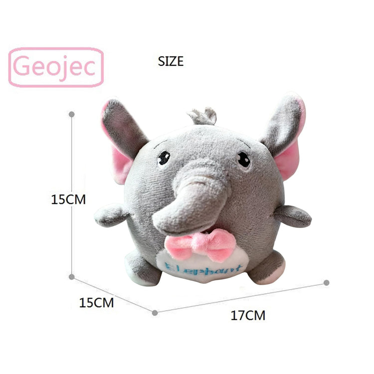 Interactive Dog Toys,Active Moving Pet Plush Toy,2026 New shaking dog ball pig dog toy Interactive Dog Ball with song Squeaky Moving Dog Ball Toy,Rechargeable Toys to Keep Them Busy Dog Toys(Blue Pig)