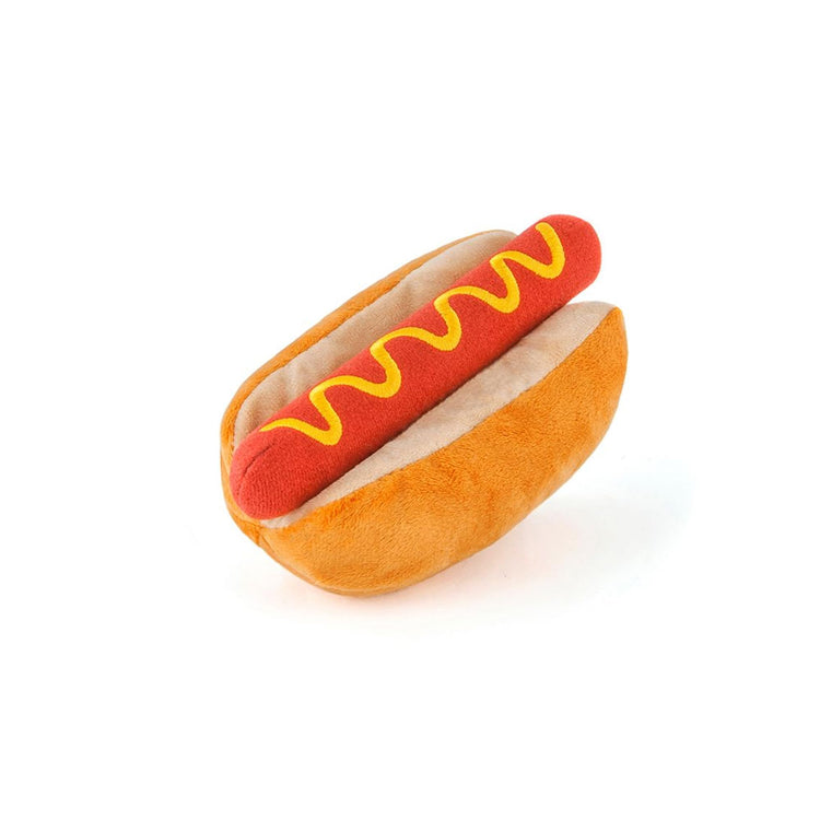 P.L.A.Y. PET LIFESTYLE AND YOU P.L.A.Y. Cute Plush Dog Toys - Fast Food Themed Durable Squeaker Chew Toys, Great for Puppies & Small Dogs - Machine Washable, Recycled Materials (5 Piece Set, X-Small)