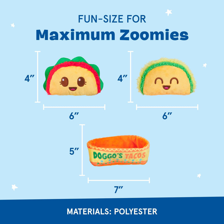 Barkbox Dog Toys – Barker’s Dozen Donuts Plush 4 in 1 Multi Part Interactive Dog Toy for Dogs & Puppies – Small