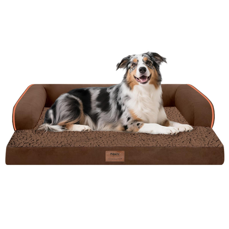 Small Dog Bed and Cat Sofa Waterproof Orthopedic Dog Beds for Small Dogs Cat Bed Comfy Pet Couch Sofa Beds with Washable Removable Cover & Non-Slip Bottom