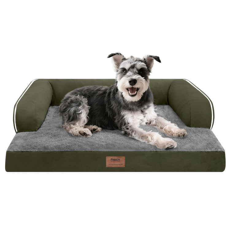 Small Dog Bed and Cat Sofa Waterproof Orthopedic Dog Beds for Small Dogs Cat Bed Comfy Pet Couch Sofa Beds with Washable Removable Cover & Non-Slip Bottom