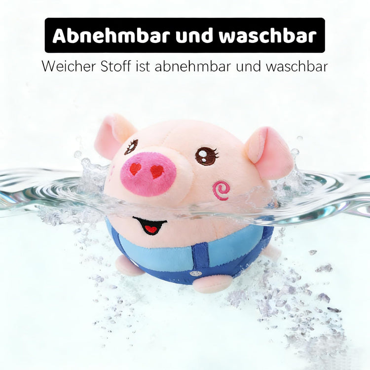 Interactive Dog Toys,Active Moving Pet Plush Toy,2026 New shaking dog ball pig dog toy Interactive Dog Ball with song Squeaky Moving Dog Ball Toy,Rechargeable Toys to Keep Them Busy Dog Toys(Blue Pig)