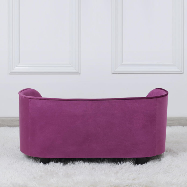 Pet Sofa Bed,Cat Sofa Couch,Small Dog Beds,Pet Sof Couch, Cat Beds,Wooden Frame and Velvet Fabric and Washable Cushion,Comfy Dog Couch for for Small Dogs &Cats&Puppy (Green)