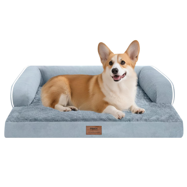 Small Dog Bed and Cat Sofa Waterproof Orthopedic Dog Beds for Small Dogs Cat Bed Comfy Pet Couch Sofa Beds with Washable Removable Cover & Non-Slip Bottom
