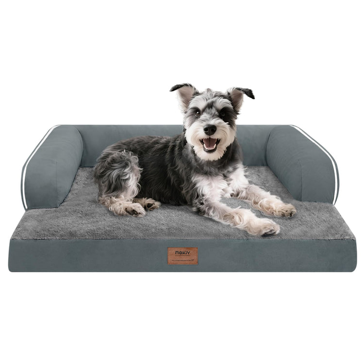 Small Dog Bed and Cat Sofa Waterproof Orthopedic Dog Beds for Small Dogs Cat Bed Comfy Pet Couch Sofa Beds with Washable Removable Cover & Non-Slip Bottom