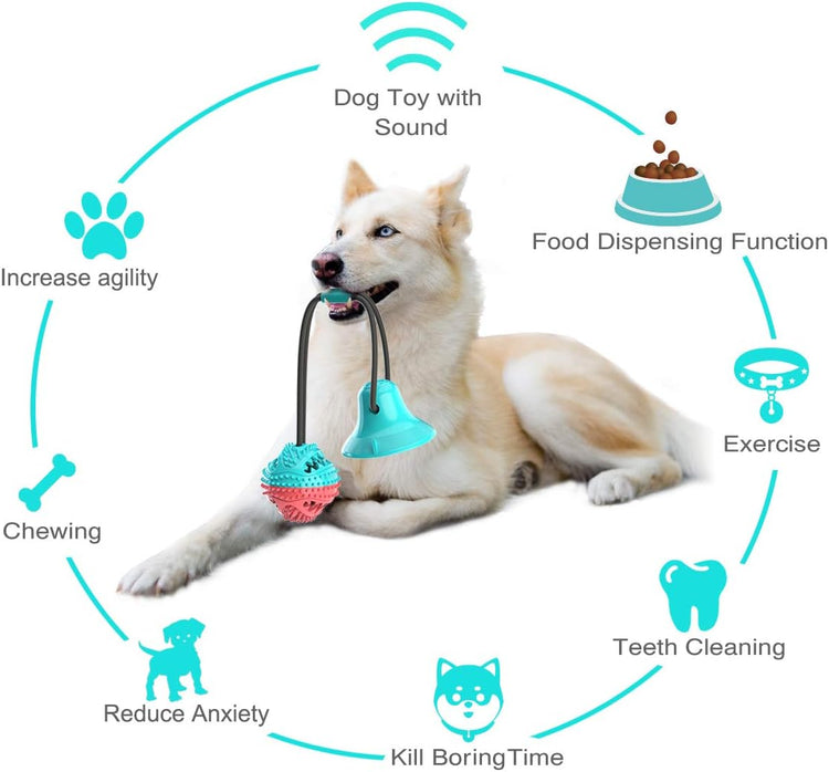 ALLRIER Dog Toys to Keep Them Busy for Boredom,Interactive Dog Toys Tug of War, Mentally Stimulating Toys for Dog, Puppy Teething Puzzle Treat Food Dispensing Ball Toy for Small Medium Dogs