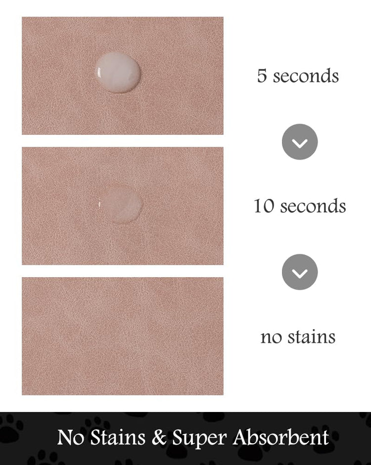PADOOR Pet Feeding Mat-Absorbent Dog Mat for Food and Water Bowl-No Stains Easy Clean Dog Food Mat-Quick Dry Water Dispenser-Puppy Supplies Accessories