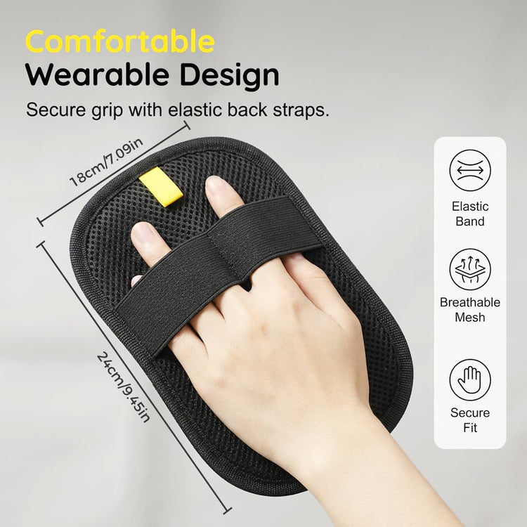 Fliwos Pet Hair Removal Gloves for Cats and Dogs, 2026 Upgraded Reusable Pet Hair Remover Tool for Carpet, Couch, Furniture and Clothing, Washable Fur Cleaning Tool for Home (1Pcs)
