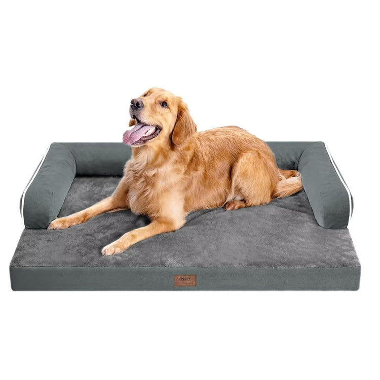 Small Dog Bed and Cat Sofa Waterproof Orthopedic Dog Beds for Small Dogs Cat Bed Comfy Pet Couch Sofa Beds with Washable Removable Cover & Non-Slip Bottom