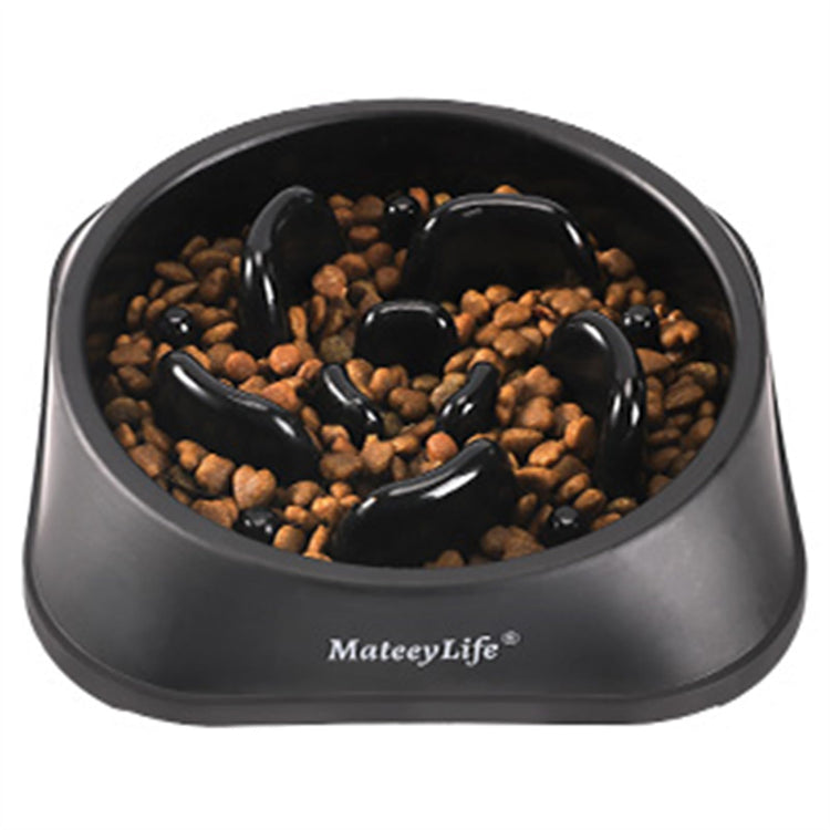 MateeyLife Slow Feeder Dog Bowls 2PCS, Anti-Choking Puzzle Dog Food Bowls, Anti-Slip Interactive Feeding Slow Down Eating, Bloat Stop Maze Dishes for Medium Breeds