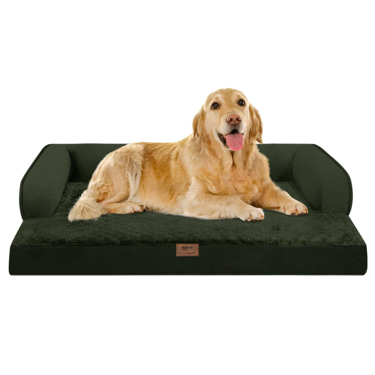 Small Dog Bed and Cat Sofa Waterproof Orthopedic Dog Beds for Small Dogs Cat Bed Comfy Pet Couch Sofa Beds with Washable Removable Cover & Non-Slip Bottom