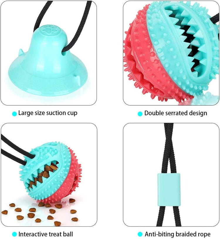 ALLRIER Dog Toys to Keep Them Busy for Boredom,Interactive Dog Toys Tug of War, Mentally Stimulating Toys for Dog, Puppy Teething Puzzle Treat Food Dispensing Ball Toy for Small Medium Dogs