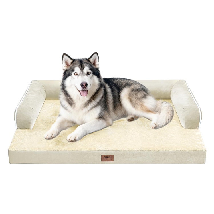 Small Dog Bed and Cat Sofa Waterproof Orthopedic Dog Beds for Small Dogs Cat Bed Comfy Pet Couch Sofa Beds with Washable Removable Cover & Non-Slip Bottom