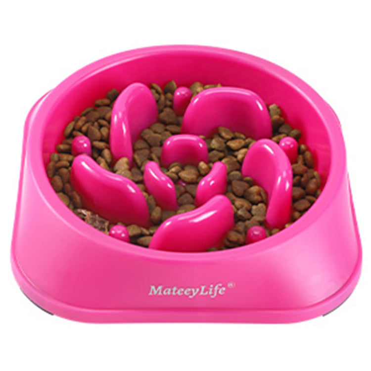 MateeyLife Slow Feeder Dog Bowls 2PCS, Anti-Choking Puzzle Dog Food Bowls, Anti-Slip Interactive Feeding Slow Down Eating, Bloat Stop Maze Dishes for Medium Breeds