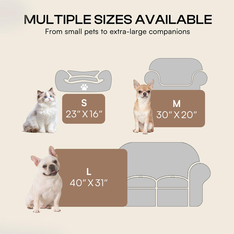 Luciphia 1 Pack 3 Blankets Super Soft Fluffy Premium Fleece Pet Blanket Flannel Throw for Dog Puppy Cat Paw Brown/Pink/White Small(23x16 inch)