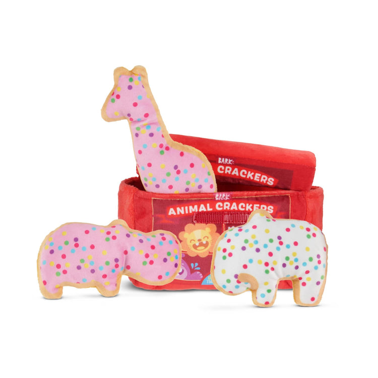 Barkbox Dog Toys – Barker’s Dozen Donuts Plush 4 in 1 Multi Part Interactive Dog Toy for Dogs & Puppies – Small