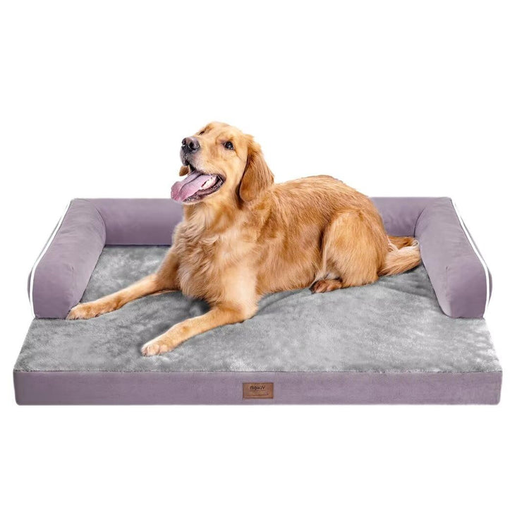 Small Dog Bed and Cat Sofa Waterproof Orthopedic Dog Beds for Small Dogs Cat Bed Comfy Pet Couch Sofa Beds with Washable Removable Cover & Non-Slip Bottom