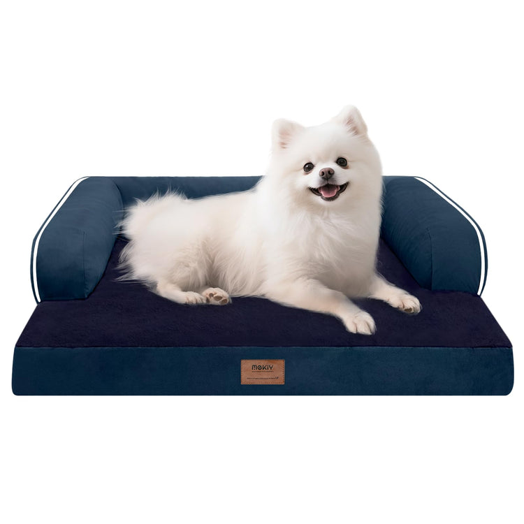 Small Dog Bed and Cat Sofa Waterproof Orthopedic Dog Beds for Small Dogs Cat Bed Comfy Pet Couch Sofa Beds with Washable Removable Cover & Non-Slip Bottom
