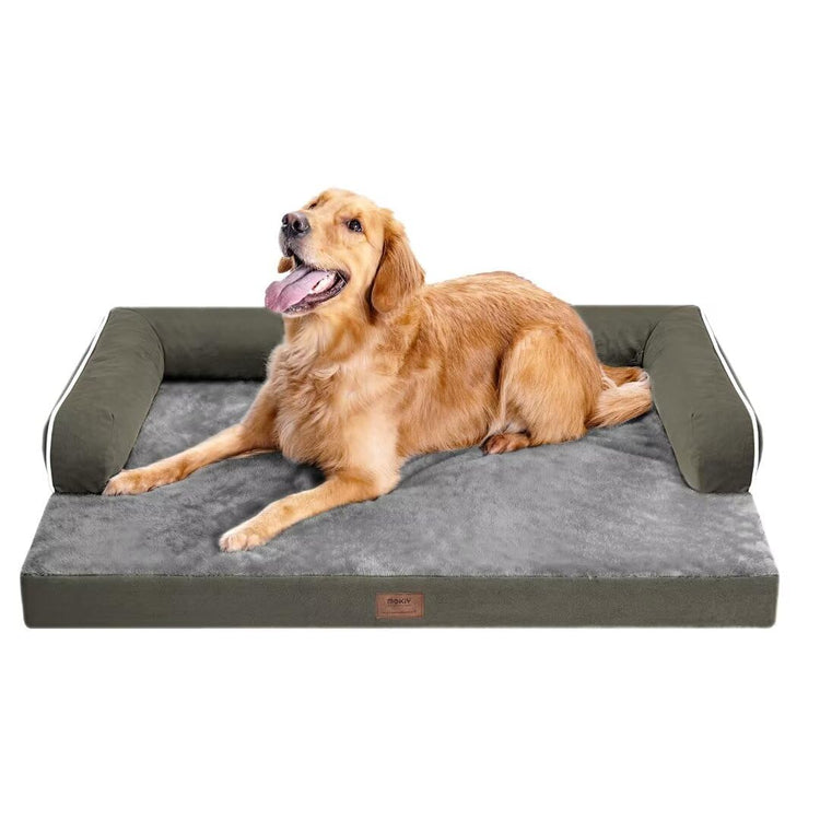 Small Dog Bed and Cat Sofa Waterproof Orthopedic Dog Beds for Small Dogs Cat Bed Comfy Pet Couch Sofa Beds with Washable Removable Cover & Non-Slip Bottom